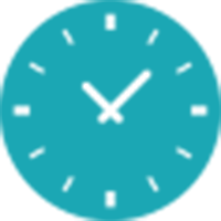 Teal icon of a clock indicating this is the 'Hours' block.