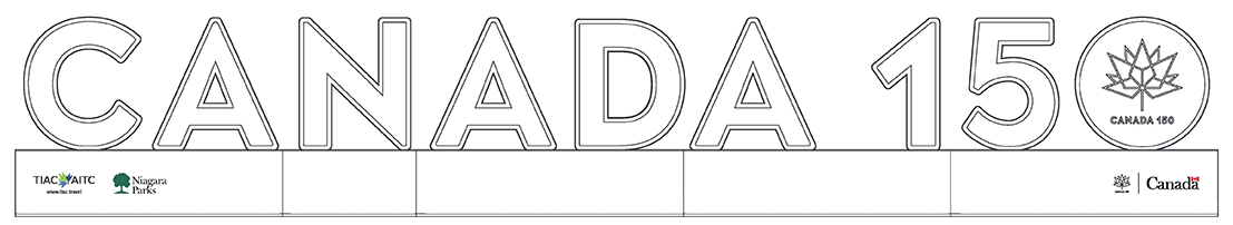 Canada 150 sign