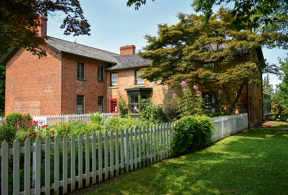 The exterior view of the McFarland House