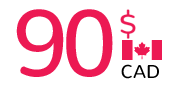 90$ CAD