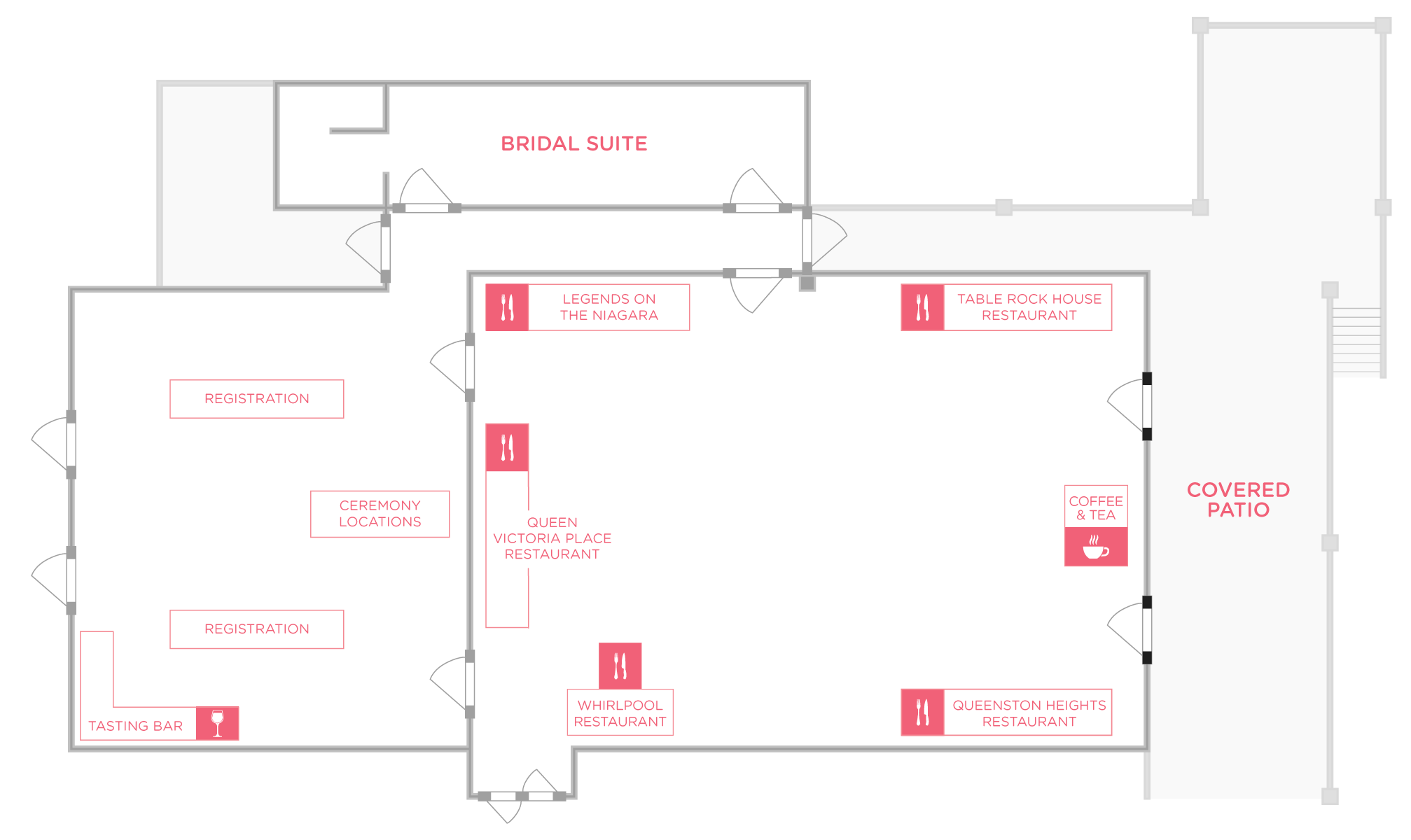 Weddings - Open House Floor Plan