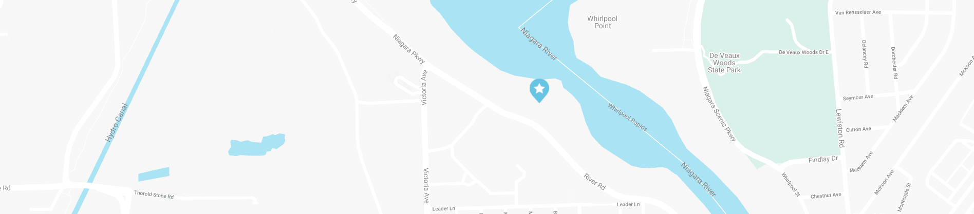 Map of location leading to an interactive map of Niagara Parks